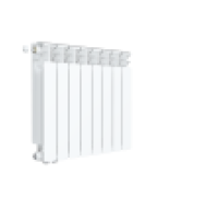 Радиатор биметаллический RIFAR Base Ventil 500 16 секций правое подключение RAL 9016 rbvrp50016