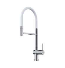 Смеситель для кухни Omoikiri Kanto 2 Plus-SB C-WH гибкий излив под фильтр хром 4994400