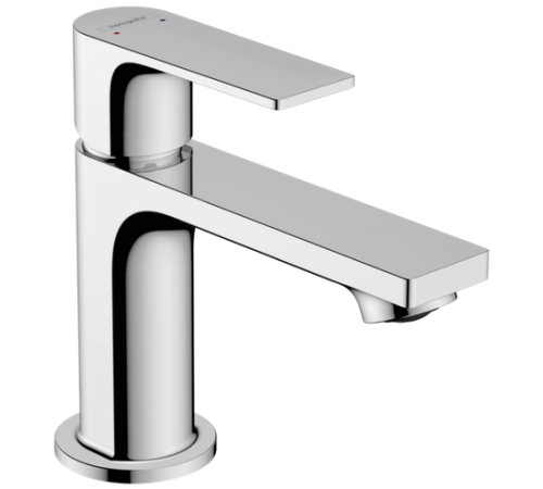 Смеситель для раковины Hansgrohe Rebris E 84 мм со сливным гарнитуром хром 72550000