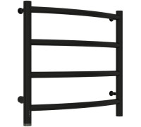 Полотенцесушитель электрический Сунержа Галант 4.0 500x500 мм левый матовый черный 31-0830-5050