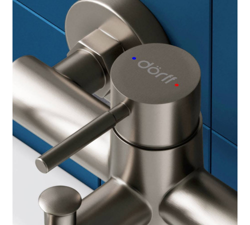 Смеситель для ванны и душа Dorff Logic нержавеющая сталь D3010000SS
