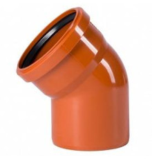 Отвод Ostendorf KGB 45° 160 мм PVC 222220