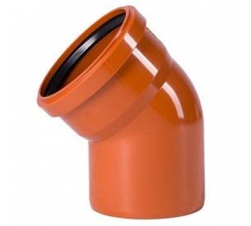 Отвод Ostendorf KGB 45° 160 мм PVC 222220