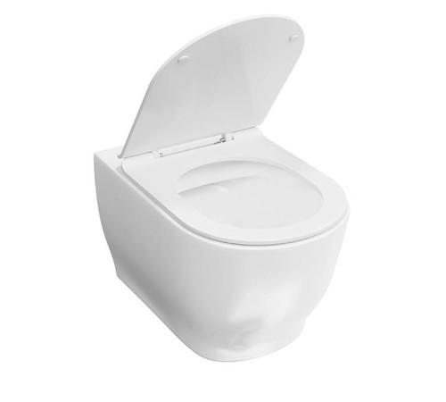 Унитаз подвесной Kerama Marazzi Modula безободковый белый глянцевый MO.wc.02
