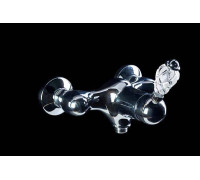 Смеситель для душа Boheme Crystal однорычажный хром 264-CRST