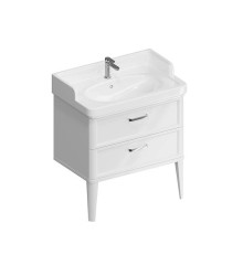 Тумба подвесная Kerama Marazzi Pompei 80 см 2 ящика белый глянцевый PO.N.80.2\WHT