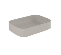 Раковина-чаша Kludi RESA S прямоугольная 60x40 см светло-серый матовый 58CW40O2