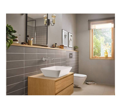 Смеситель для раковины Hansgrohe Rebris E настенный хром 72568000
