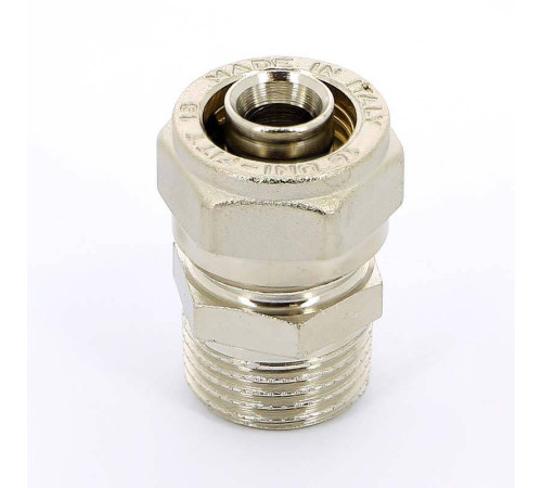 Муфта обжимная Uni-Fitt никелированная 16х1/2 НР 662N6200