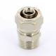 Муфта обжимная Uni-Fitt никелированная 16х1/2 НР 662N6200
