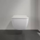 Унитаз подвесной Villeroy & Boch Venticello безободковый с сиденьем SlimSeat микролифт CeramicPlus 4611RSR1