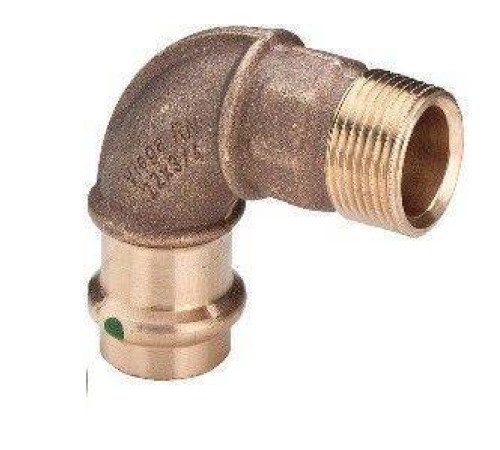 Угловой переход 90° Viega Sanpress с НР 28x1 SC-Contur 118730