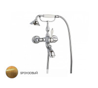 Смеситель для ванны с душевым набором Margaroli Classica 1004 Old Brass RU1004AA01BR