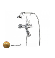 Смеситель для ванны с душевым набором Margaroli Classica 1004 Old Brass RU1004AA01BR