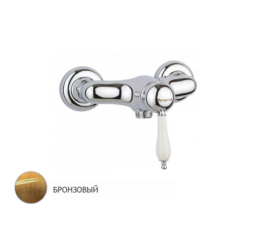 Смеситель для душа Margaroli Classica 1005 Old Brass RU1005AA01BR