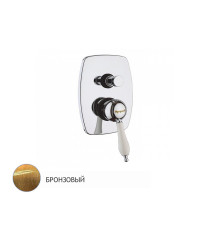 Смеситель для ванны встраиваемый Margaroli Classica 1008 Old Brass RU1008AA01BR