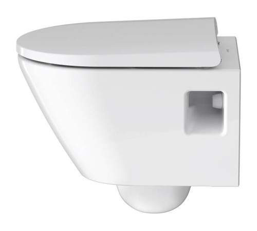 Унитаз подвесной Duravit D-Neo 37x48 см безободковый белый 2587090000
