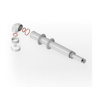 Комплект коаксиального дымохода Kiturami 60/100 мм L=1000 мм антилед E91E900066