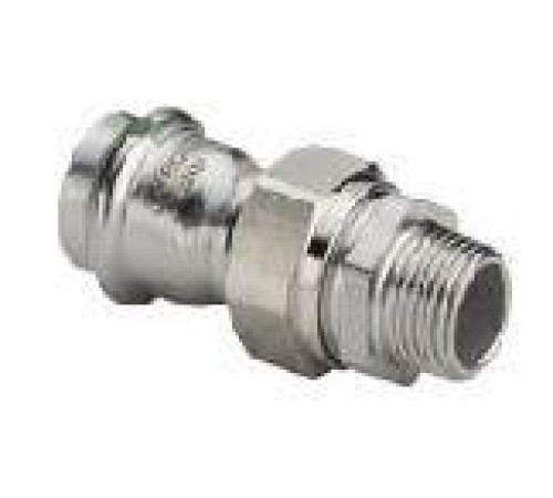 Соединение разъемное Viega Sanpress Inox 22x1/2 НР плоское уплотнение модель 2365 438296