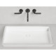 Раковина врезная снизу Salini Marea 75х40х12.9 см S-Stone белый матовый 1802210M