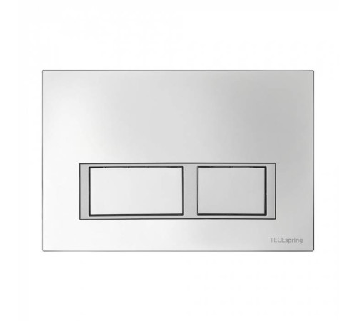 Панель смыва TECE TECESpring с прямоугольными кнопками хром глянцевый 9940201
