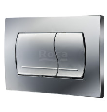 Панель смыва Roca Active 52B 2 режима 255х170х32 мм хром матовый 8901150B2