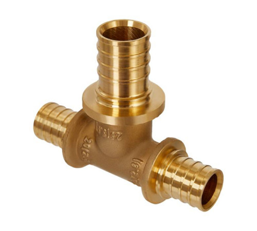 Тройник аксиальный переходной Hoobs 20x2.8-25x3.5-20x2.8 мм HB-PEXTA-202520