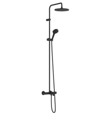 Душевая система для ванны с термостатом hansgrohe Vernis Blend 240 1jet матовый черный 26899670
