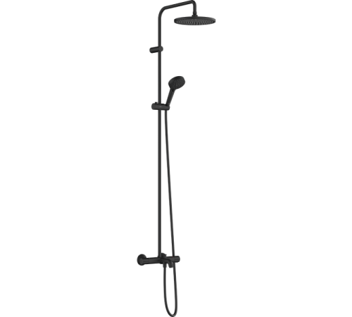 Душевая система для ванны с термостатом hansgrohe Vernis Blend 240 1jet матовый черный 26899670