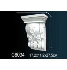 Консоль декоративная Perfect полиуретан C8034