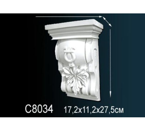 Консоль декоративная Perfect полиуретан C8034