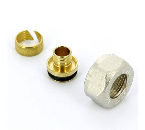 Соединитель обжимной Uni-Fitt 16x2.0 мм - 3/4 EK для полиэтиленовых труб 681N1634