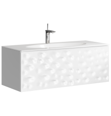 Тумба под умывальник Clarberg Dune 1200х460х510 мм подвесная белый DUN0112