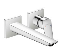Смеситель для раковины Hansgrohe Logis настенный с донным клапаном хром 71256000