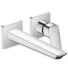 Смеситель для раковины Hansgrohe Logis настенный с донным клапаном хром 71256000