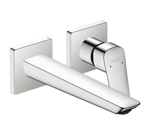 Смеситель для раковины Hansgrohe Logis настенный с донным клапаном хром 71256000