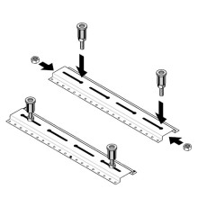 Ножки для душевого поддона Laufen 2.9555.7.000.000.1