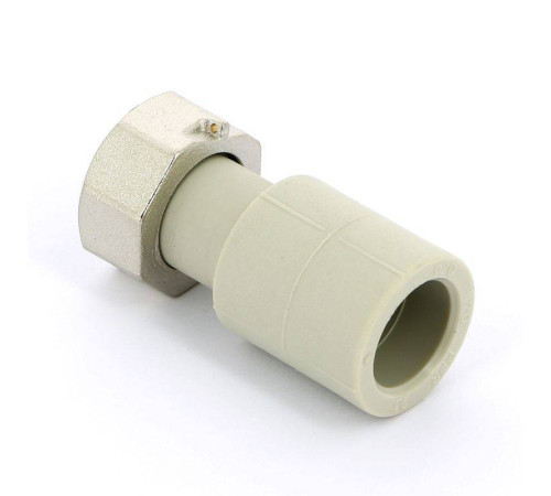 Муфта полипропиленовая FV-Plast с накидной гайкой пломбируемая 20x3/4 226022