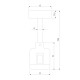 Esthetic Magnetic Декоративная стойка с коннектором 124 мм 85145/00