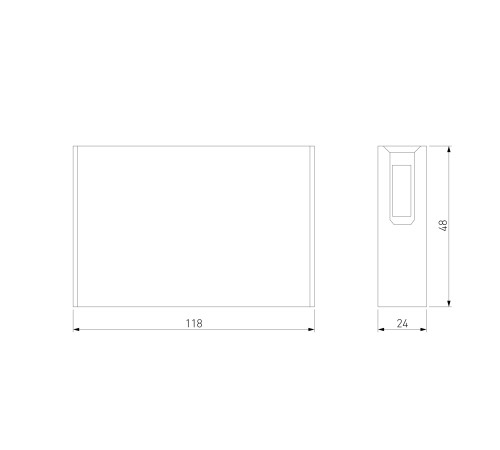 Esthetic Magnetic Трековый светильник 6W 3000K (чёрный) 85120/01
