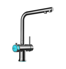 Смеситель для кухни Omoikiri Hotaru с подключением фильтра хром/ваниль 4994052