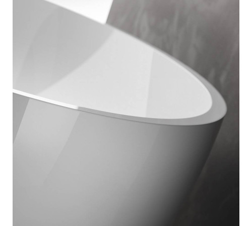 Ванна отдельностоящая Gruppo Treesse Carezza 180х85х52 см белый глянцевый V308BL