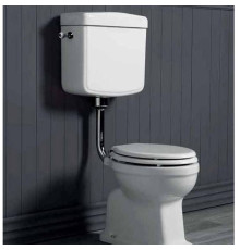 Унитаз напольный SIMAS Londra 60х36.5 см вертикальный слив средний бачок хром D11cr/LO901bi/LO912bi/F90cr/bi