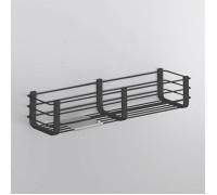 Полка двойная Colombo Design Complimenti 44x11 см черный матовый B9633.NM