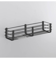 Полка двойная Colombo Design Complimenti 44x11 см черный матовый B9633.NM