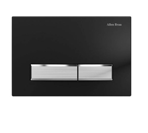 Клавиша смыва Allen Brau Fantasy 24.5x16.5 см черная 9.20004.31