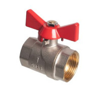 Кран шаровой Kromwell 1 ВР-ВР ручка-бабочка KW.182.06