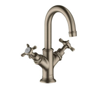 Смеситель для раковины Axor Montreux 160 с донным клапаном никель 16505820