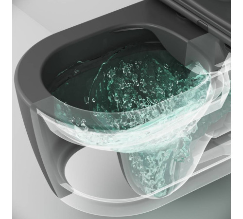 Унитаз подвесной AM.PM Func FlashClean с сиденьем микролифт матовый C8F1700MBSC