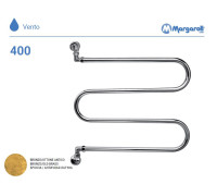 Полотенцесушитель водяной Margaroli 400 Old Brass 400OB